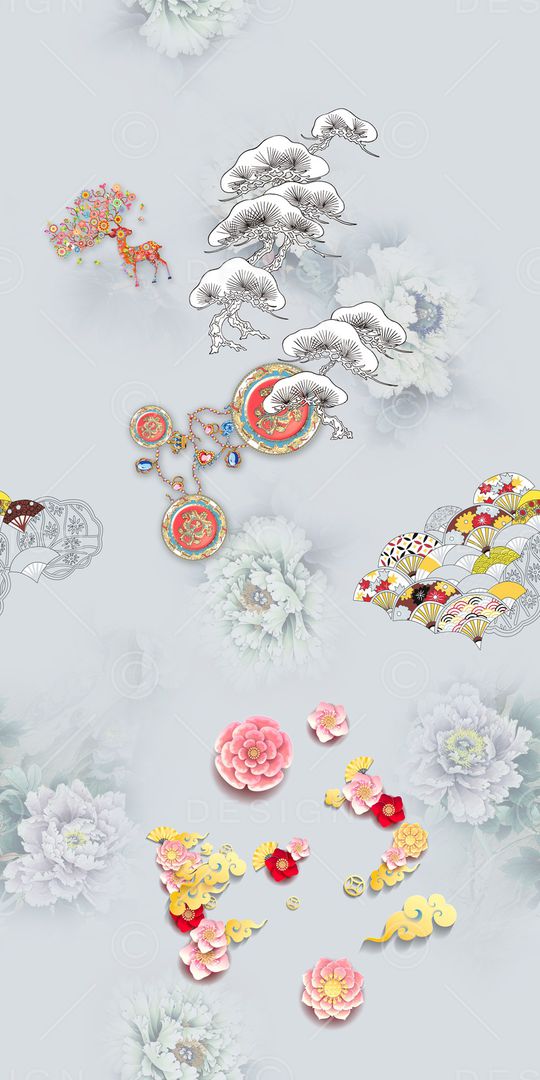 简约印花华亿平台图片