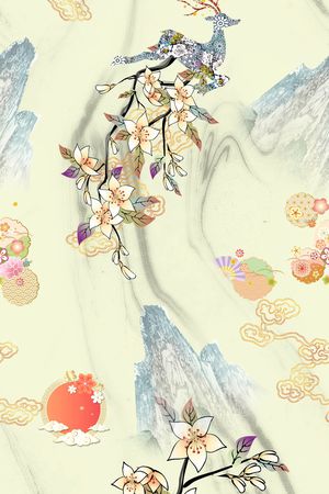 简约印花华亿平台图片