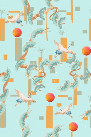 简约印花华亿平台图片