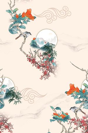 简约印花华亿平台图片