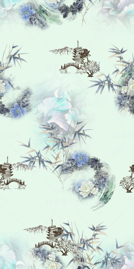 简约印花华亿平台图片