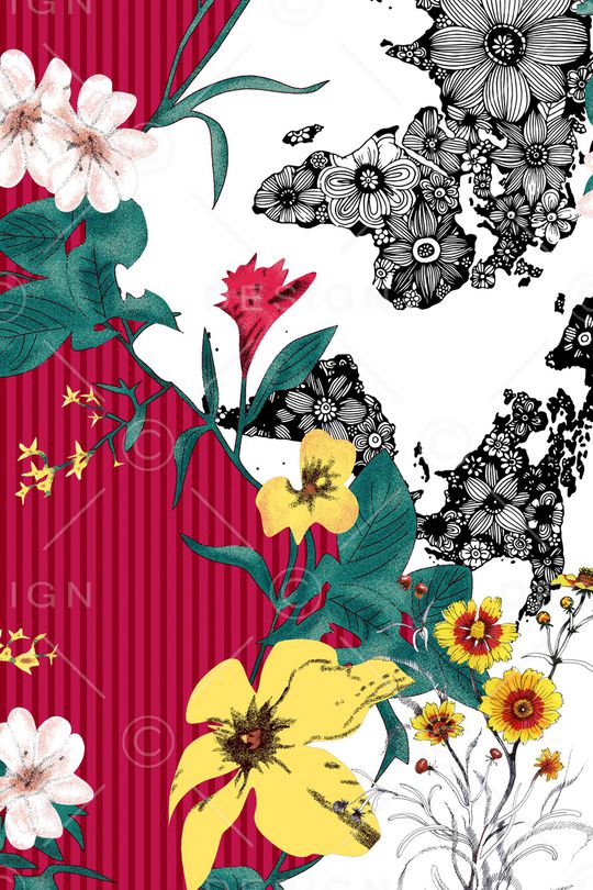 几何印花华亿平台图片