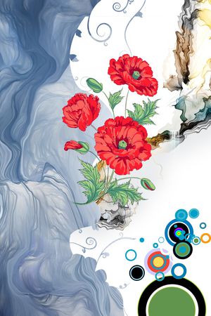 几何印花华亿平台图片