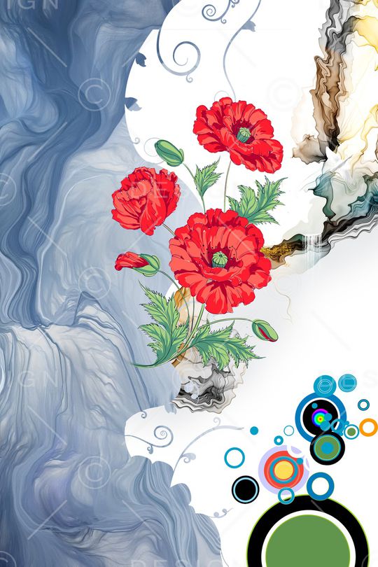 几何印花华亿平台图片