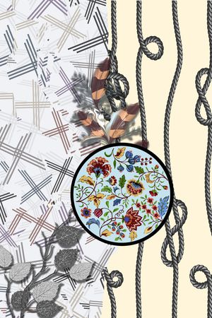 几何印花华亿平台图片