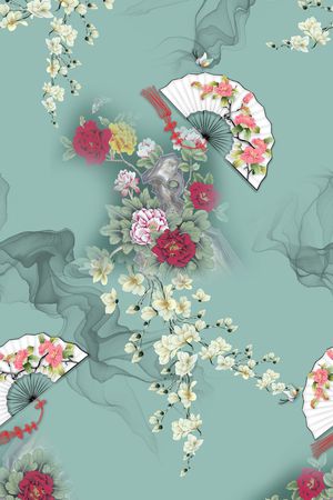 简约印花华亿平台图片