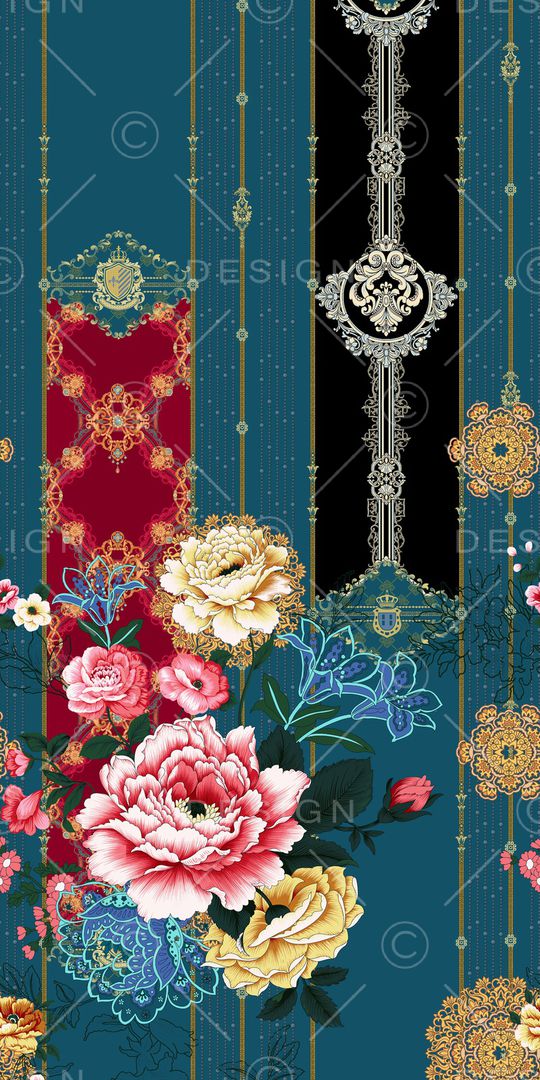 几何印花华亿平台图片