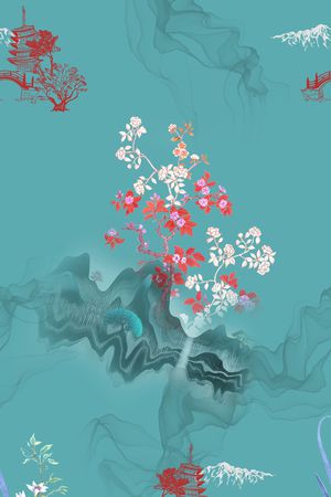 简约印花华亿平台图片