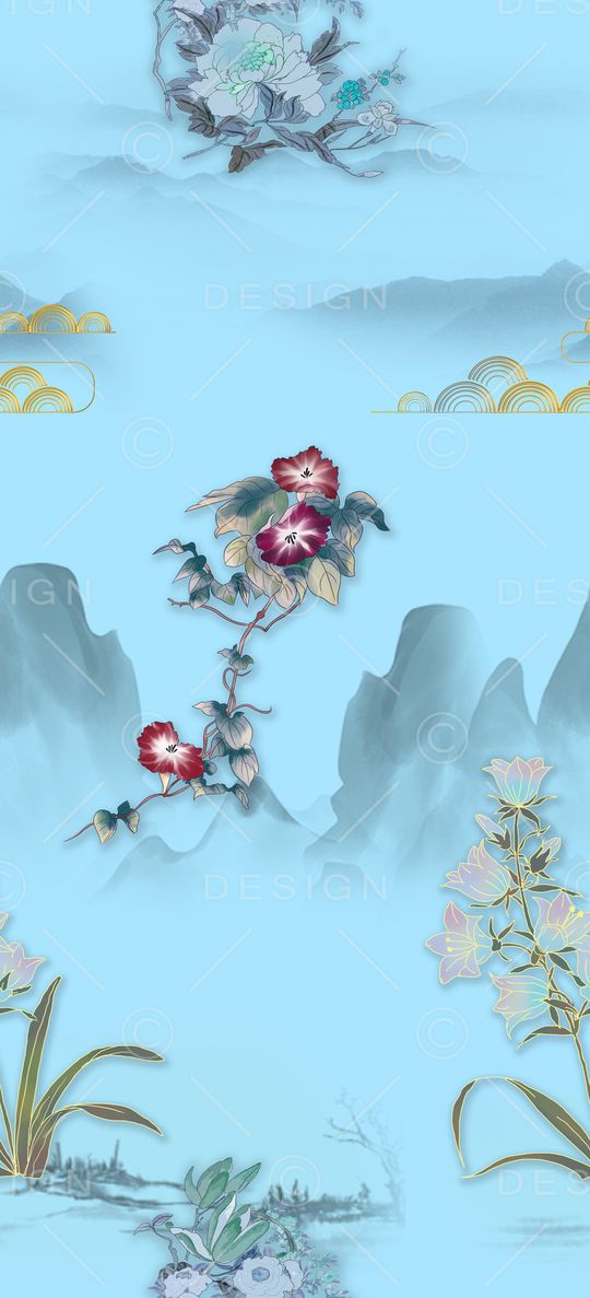 简约印花华亿平台图片