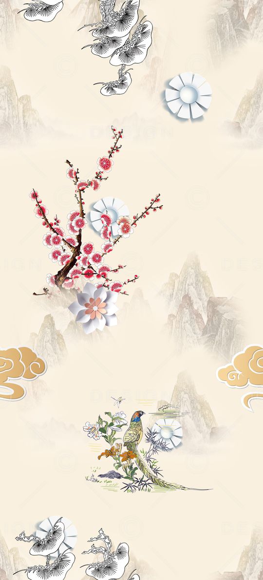 简约印花华亿平台图片