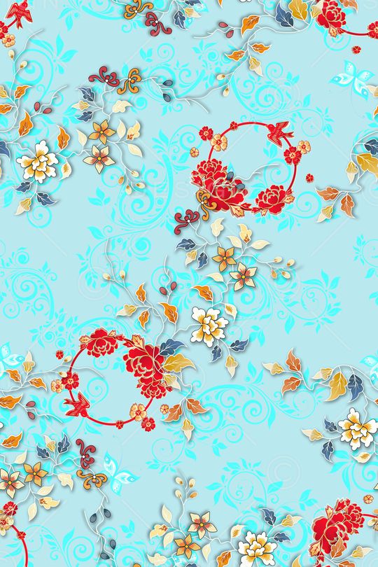 简约印花华亿平台图片