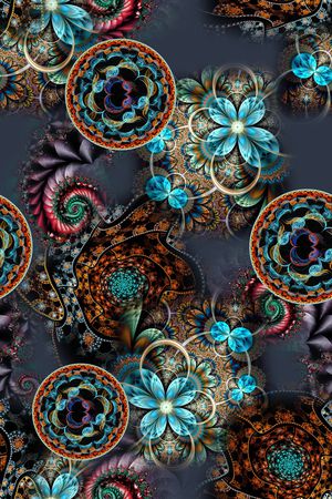 几何印花华亿平台图片