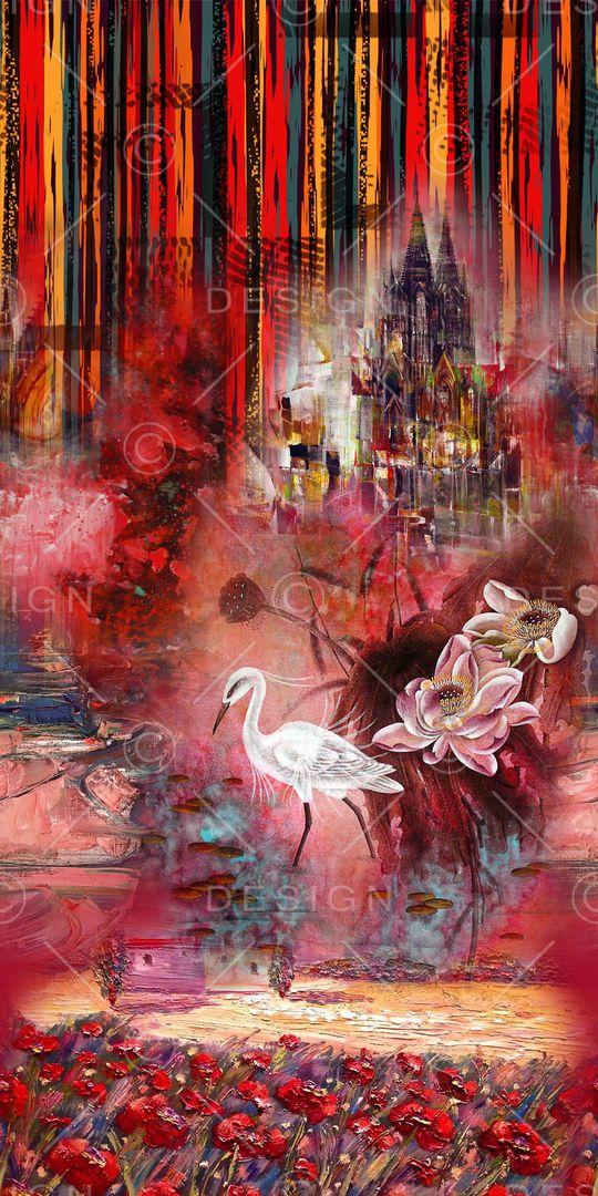 油画华亿平台印花华亿平台图片