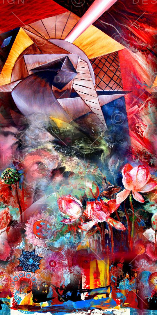 油画华亿平台印花华亿平台图片