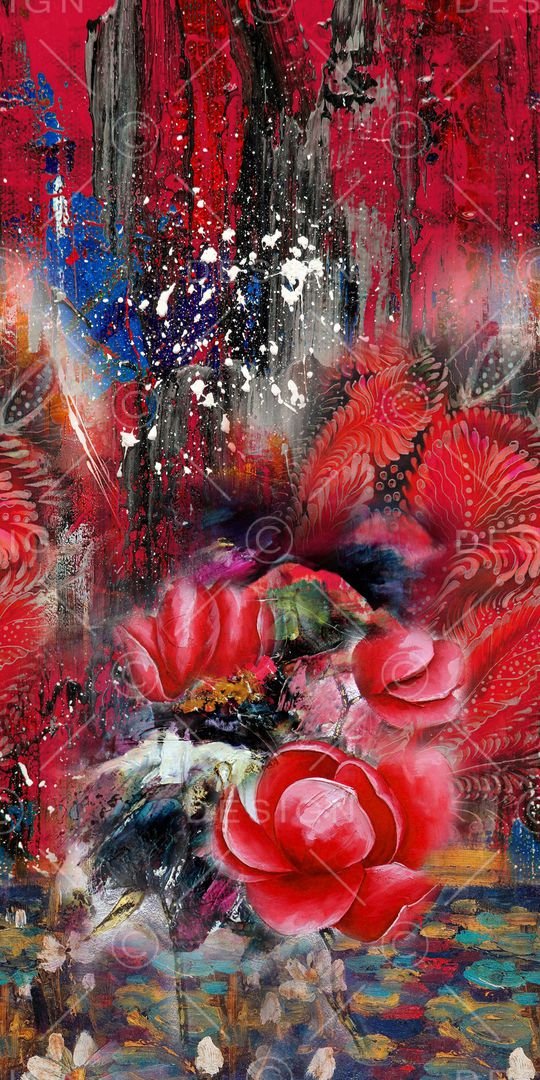 油画华亿平台印花华亿平台图片