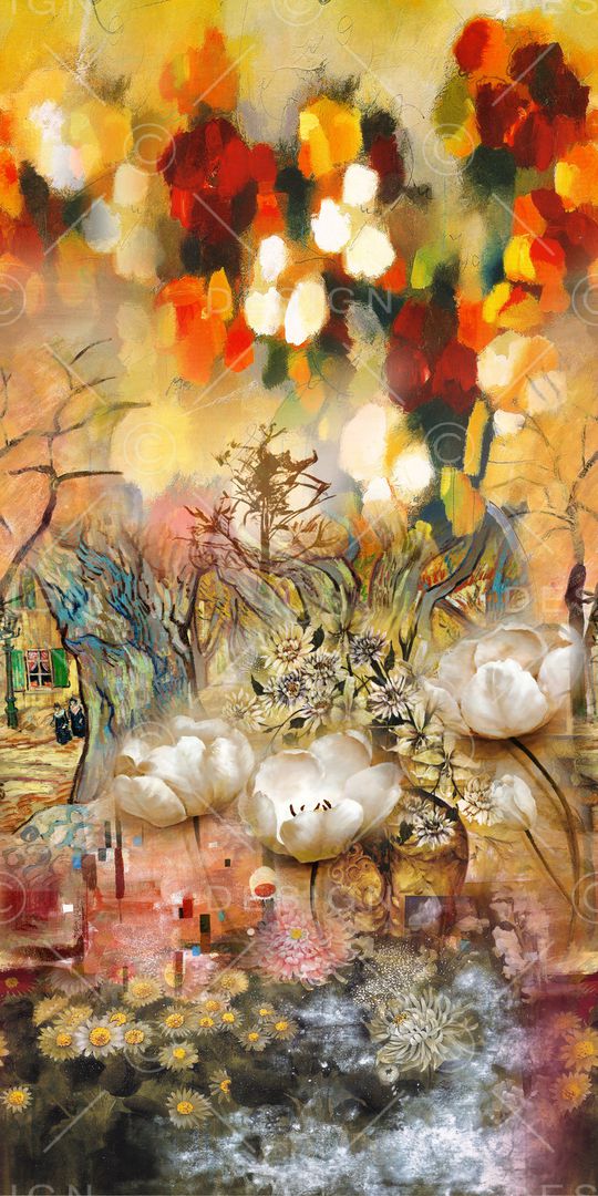 油画华亿平台印花华亿平台图片