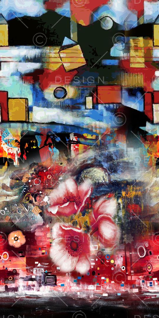 油画华亿平台印花华亿平台图片