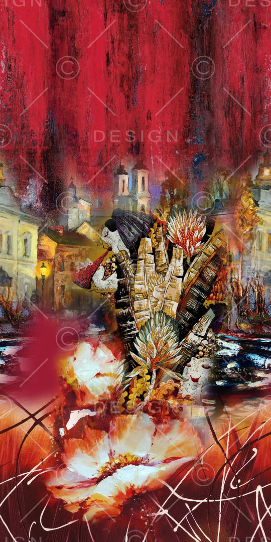 油画华亿平台印花华亿平台图片