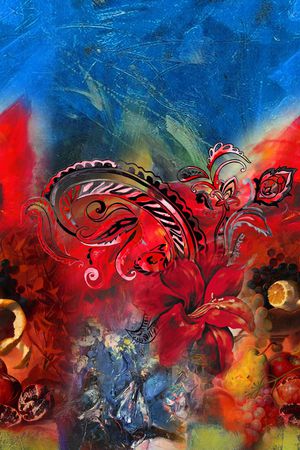 油画华亿平台印花华亿平台图片