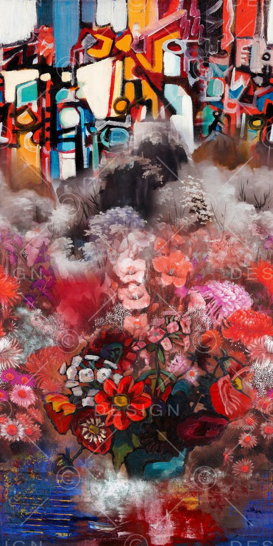 油画华亿平台印花华亿平台图片