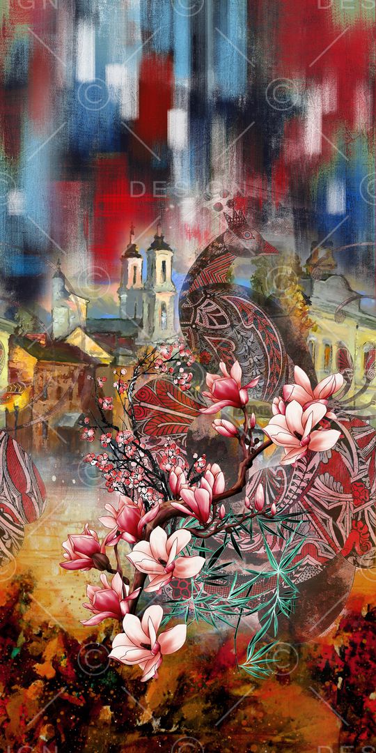 油画华亿平台印花华亿平台图片