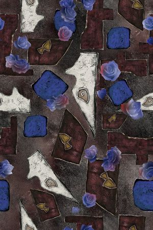 几何印花华亿平台图片