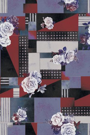 几何印花华亿平台图片