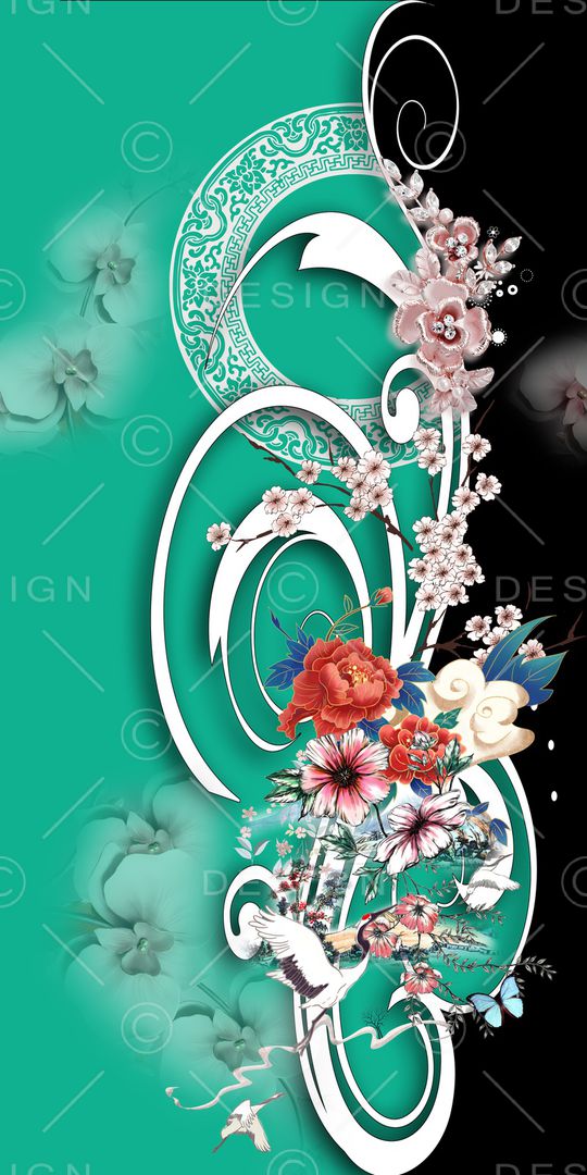 撞色印花华亿平台图片