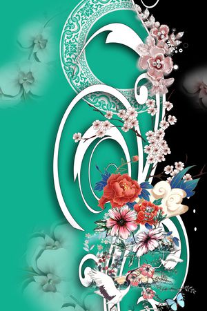 撞色印花华亿平台图片