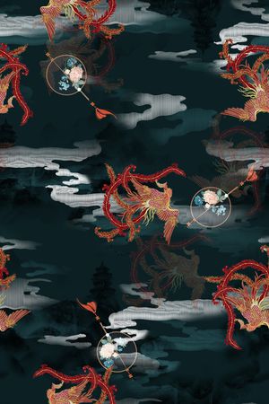 女装印花华亿平台图片