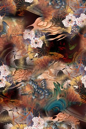 数码华亿平台印花华亿平台图片