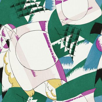 几何印花华亿平台图片