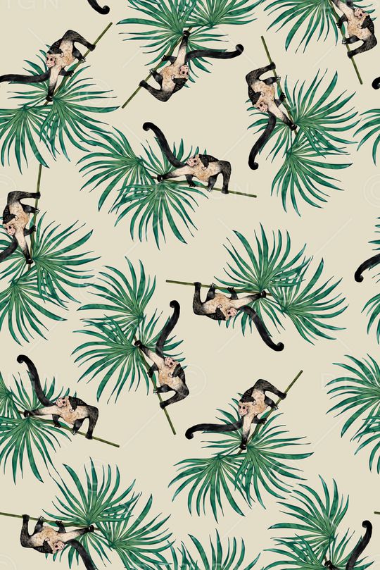 绿植树叶印花华亿平台图片