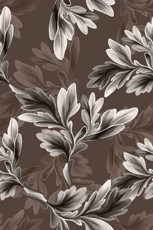 清爽底花卉印花华亿平台图片