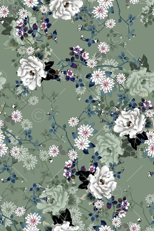 复古印花华亿平台图片