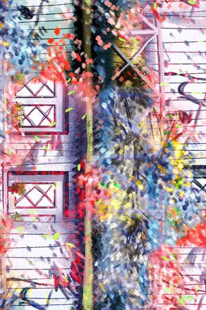 彩底花卉印花华亿平台图片