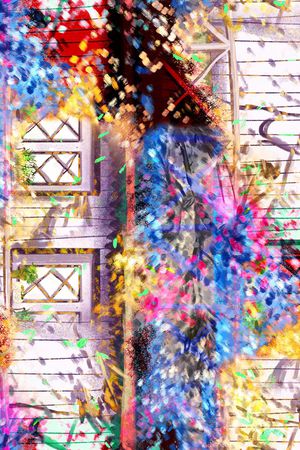 彩底花卉印花华亿平台图片