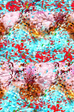 彩色底纹印花华亿平台图片