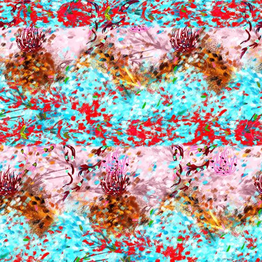 彩色底纹印花华亿平台图片