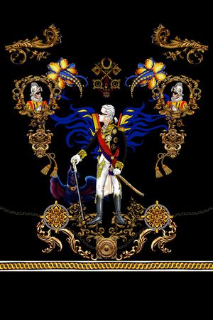 插画印花华亿平台图片