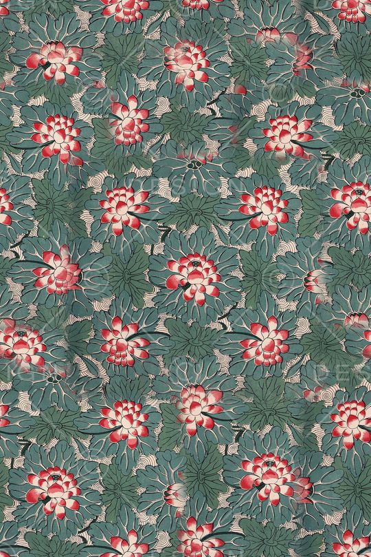 荷花印花华亿平台图片