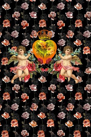 定位花印花华亿平台图片