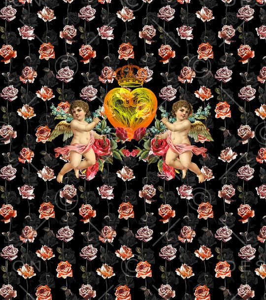 定位花印花华亿平台图片