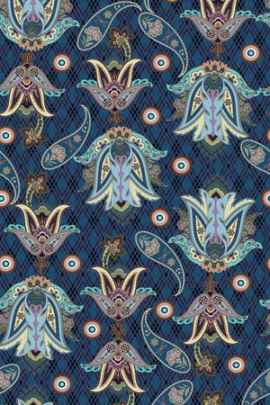 佩斯利印花华亿平台图片