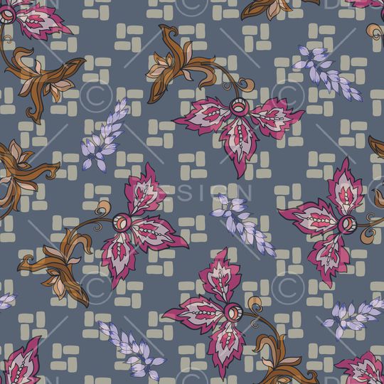 绿植树叶印花华亿平台图片