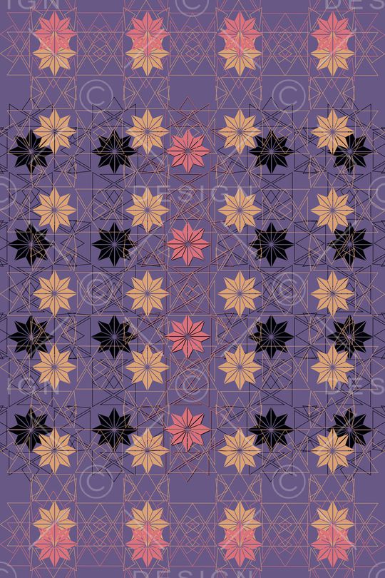 几何印花华亿平台图片