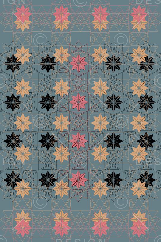 几何印花华亿平台图片