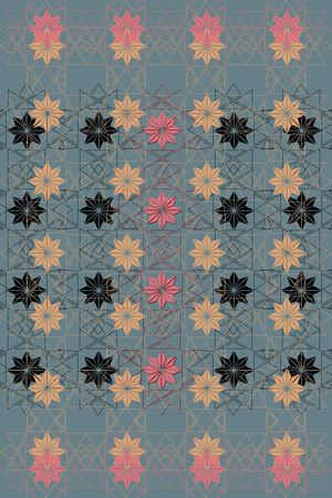 几何印花华亿平台图片