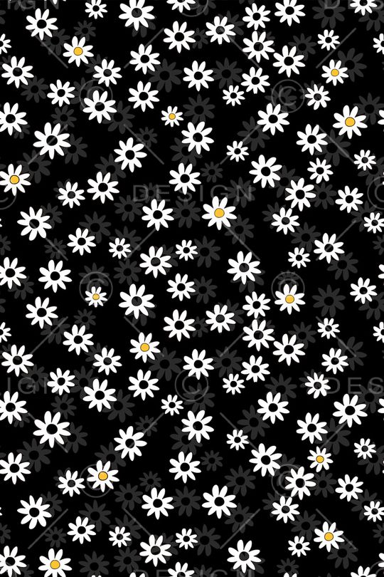 清爽底花卉印花华亿平台图片