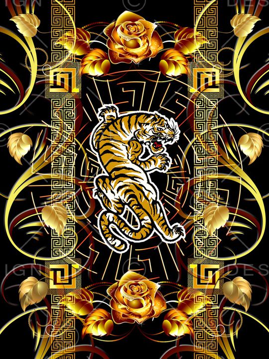 宫廷风印花华亿平台图片